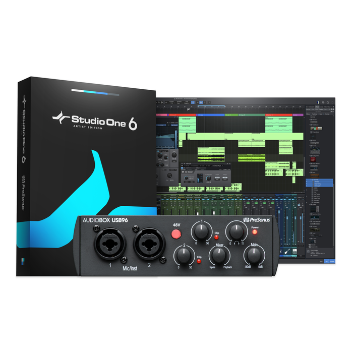 PreSonus AudioBox USB 96K 25th Anniversary Interface Black 2777700105