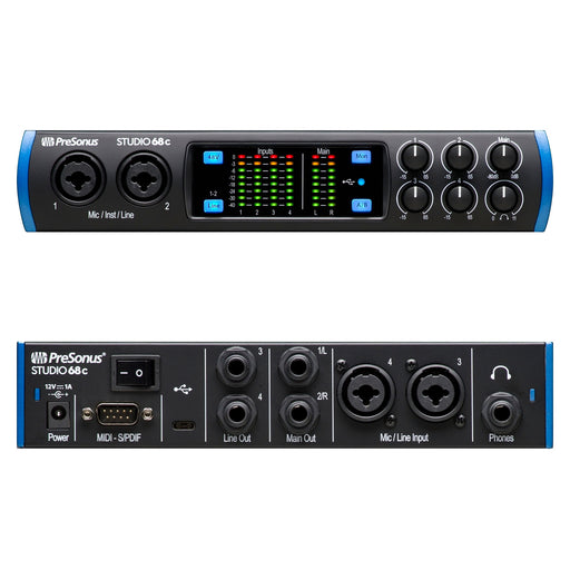 PreSonus Studio 68c (4) XMAX Analog Mic Preamps 2777700405