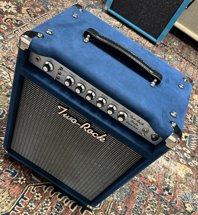 Two-Rock 35w 6L6 Studio Signature Combo Amplifier Blue Suede