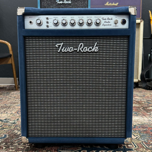 Two-Rock 35w 6L6 Studio Signature Combo Amplifier Blue Suede