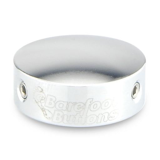 Barefoot Buttons Version 2 SPST (5/16″ 8.5mm bore) Silver