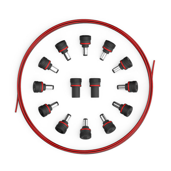 D'Addario XPND DIY Power Cable Kit (12) Male Plugs PW-XPNDDIYPP-01