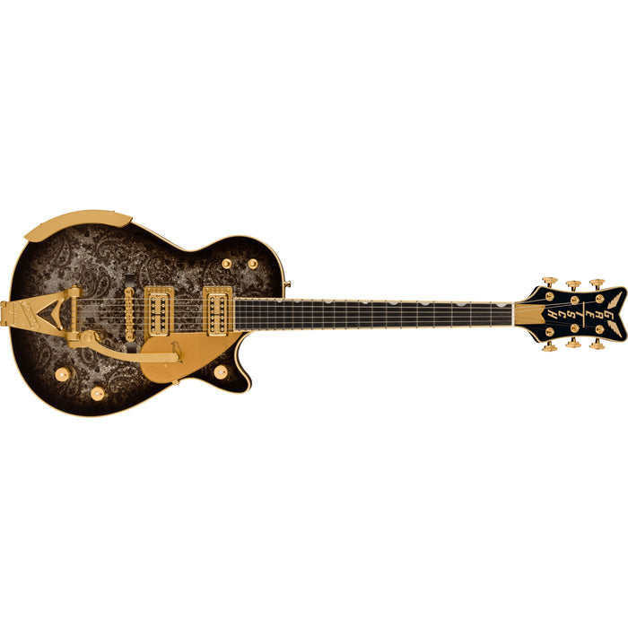 Gretsch G6134TG Limited Edition Black Paisley Penguin Bigsby Ebony Fingerboard 2400549886