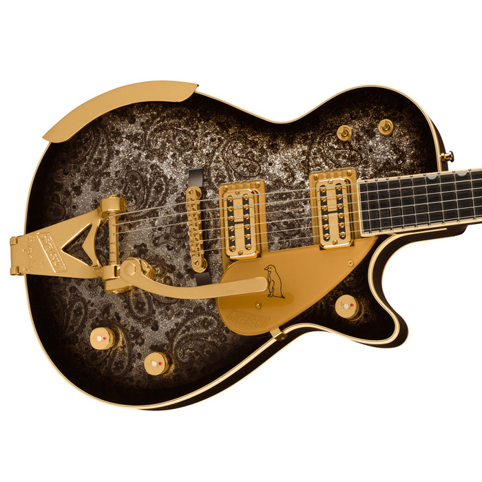 Gretsch G6134TG Limited Edition Black Paisley Penguin Bigsby Ebony Fingerboard 2400549886