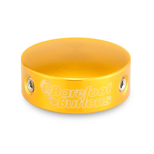 Barefoot Buttons Version 1 Standard (3/8" 10mm 3PDT Switches) Gold
