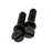 Kluson USA Long 0.938" Steel Stop Tailpiece Stud Set USA Thread Black KSTPSS938-B