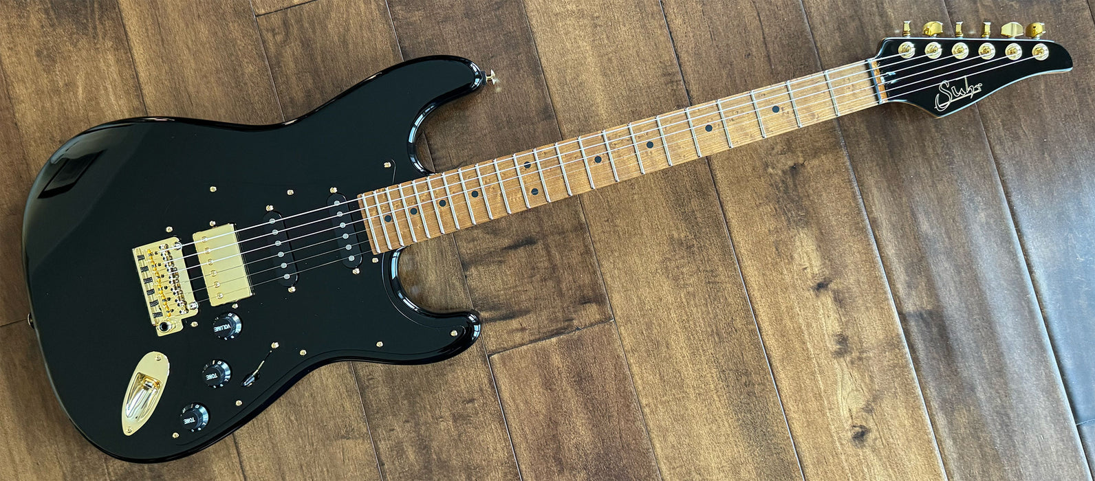Suhr Mateus Asato Signature Classic S Electric Guitar Black Gloss 81550