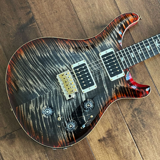 PRS Custom 24 Piezo Charcoal Cherry Burst Hybrid Package 10-Top 0360465