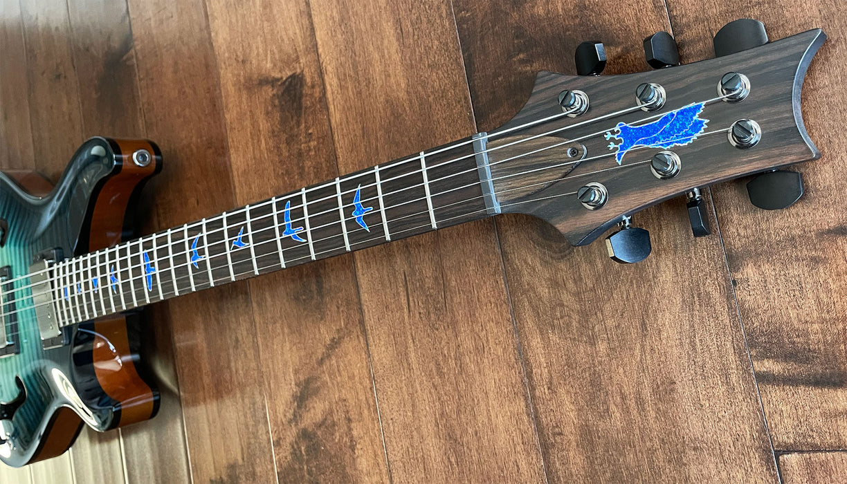 PRS Private Stock Hollowbody II Piezo Macassar Ebony Neck Sub Zero Glow 0361266