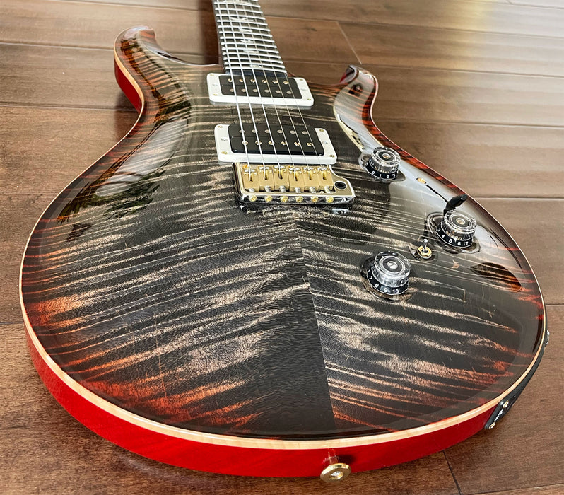 PRS Custom 24 Piezo Charcoal Cherry Burst Hybrid Package 10-Top 0360465