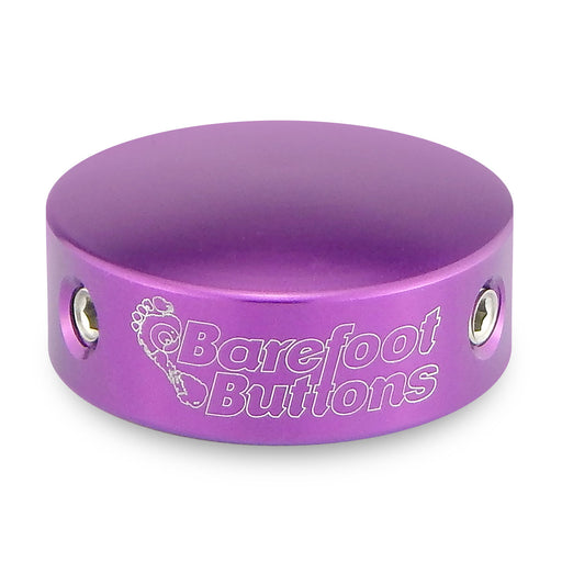 Barefoot Buttons Version 1 Standard (3/8" 10mm 3PDT Switches) Purple