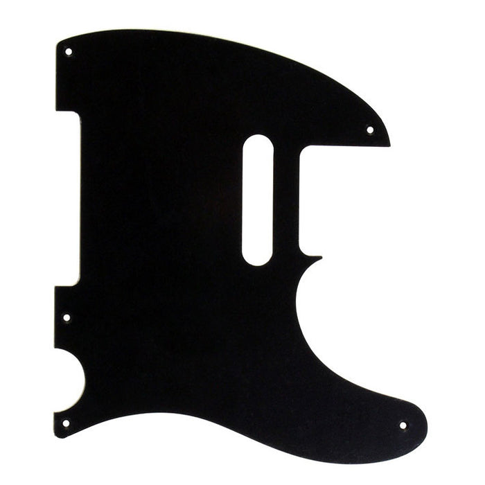 Callaham Black Fiberboard Bakelite Lacquered 1-ply Tele Model Pickguard