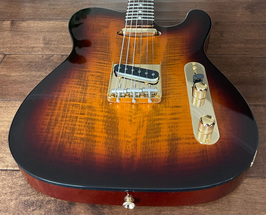 Xotic California Classic XTC-1 Electric Guitar Tiger Eye Burst 2664