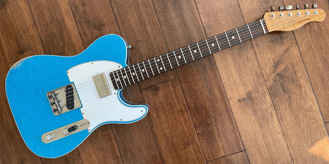 Xotic California Classic XTC-2 Electric Guitar Blue Sparkle 2766