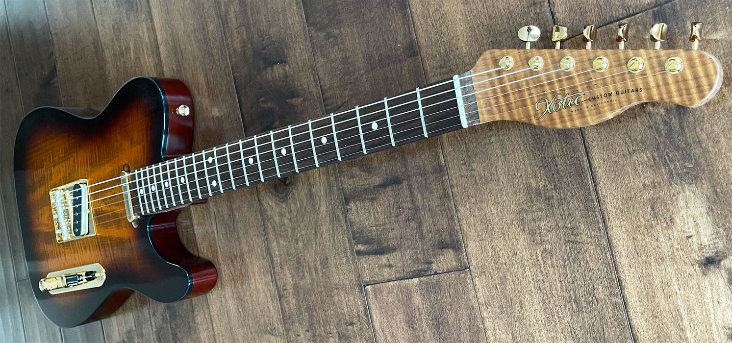 Xotic California Classic XTC-1 Electric Guitar Tiger Eye Burst 2664