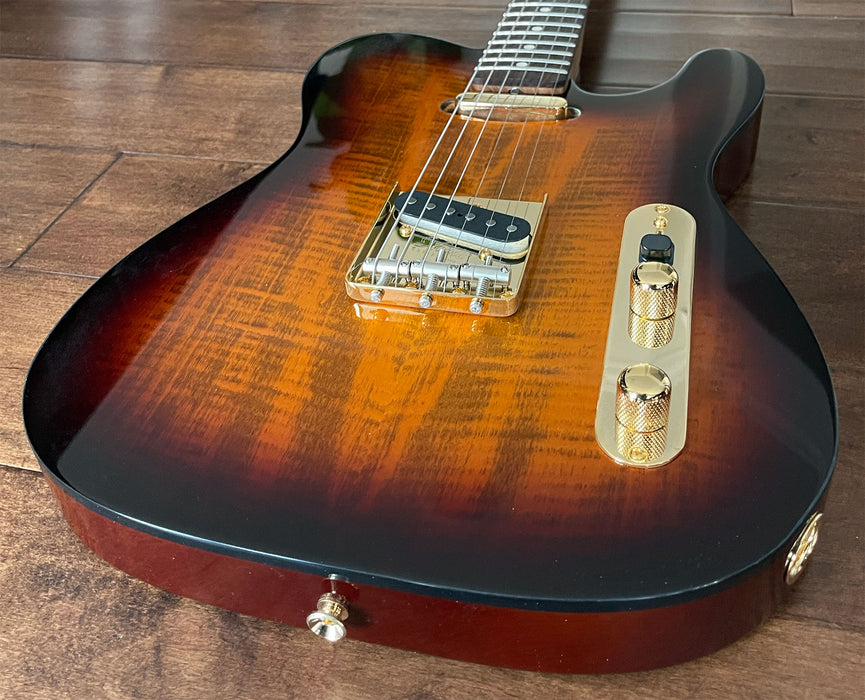 Xotic California Classic XTC-1 Electric Guitar Tiger Eye Burst 2664