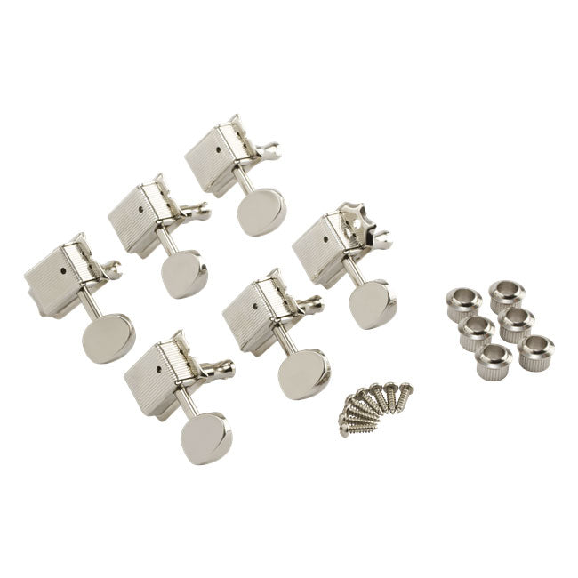 Fender Vintage-Style Strat Tele Tuners Nickel (6) 0047912049
