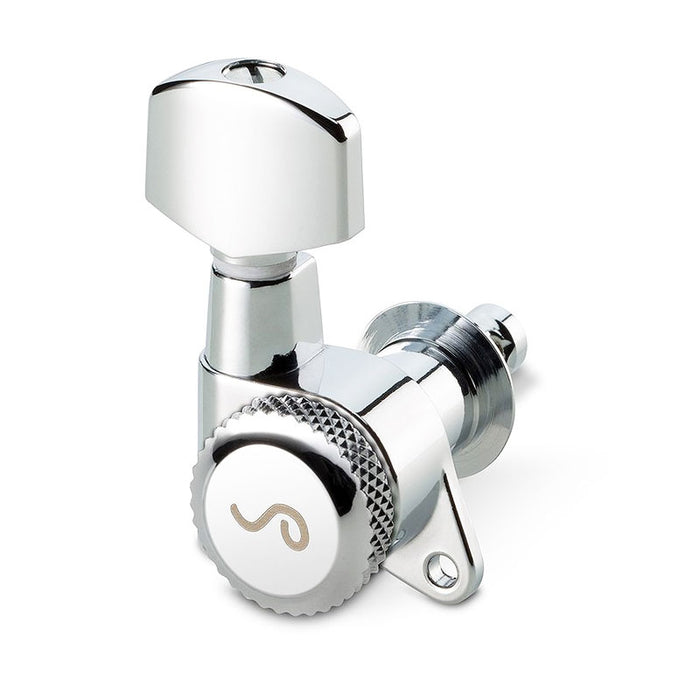 Schaller M6 #2900 3+3 Locking Tuner Set Chrome TK-0976-010