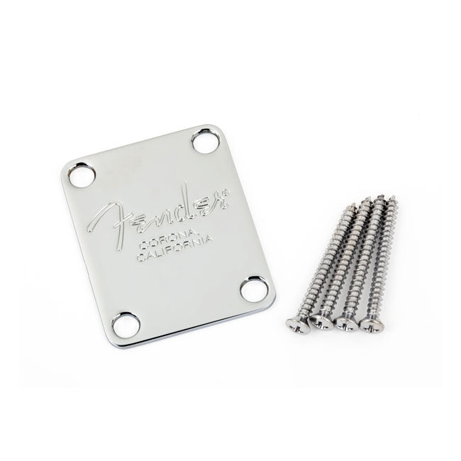 Fender Corona American Standard Bass Neck Plate Chrome 0991446100