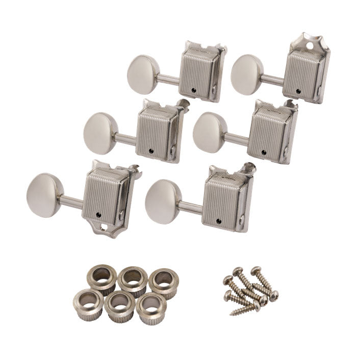 Fender Road Worn Aged 6 In Line Guitar Machine Heads 0997201000