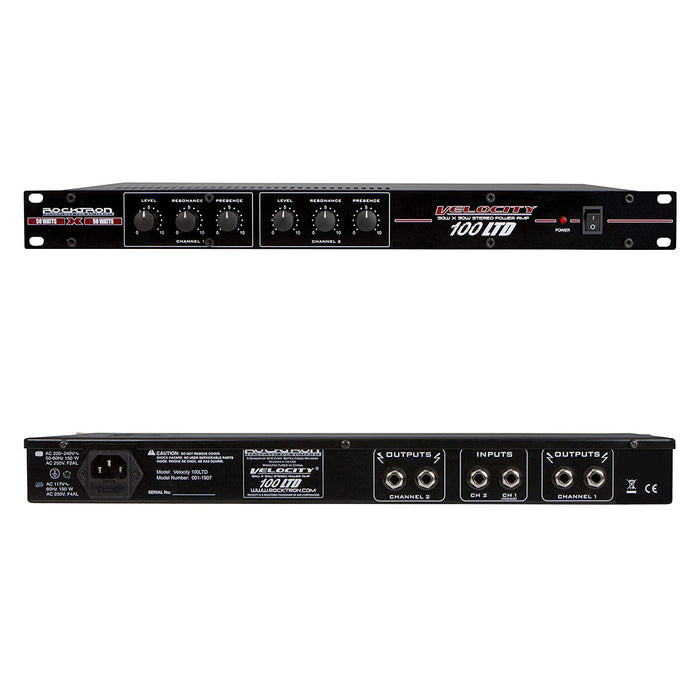 Rocktron Velocity 100 LTD Guitar Power Amplifier