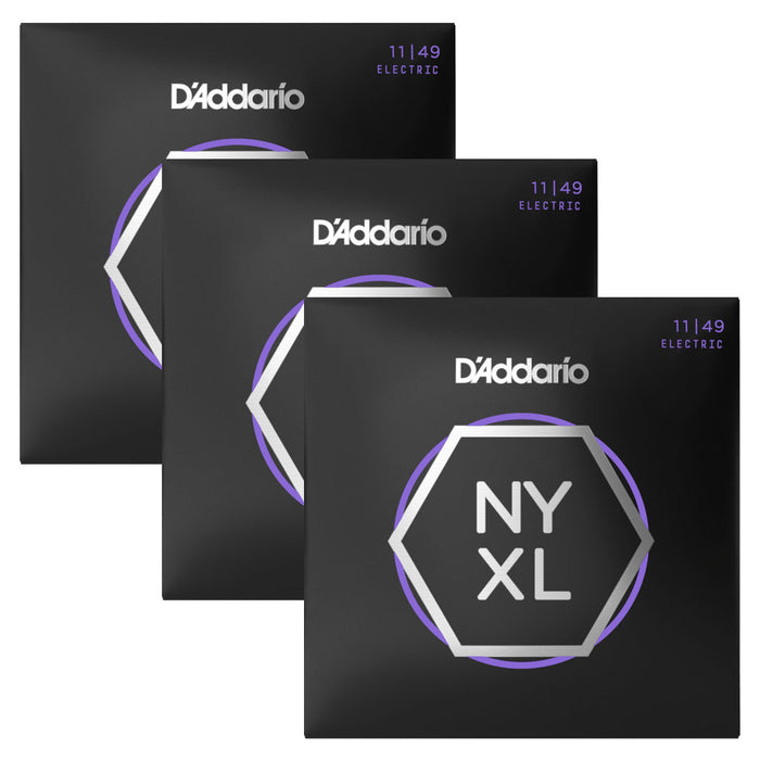 3 Sets! D'Addario NYXL 11-49 Medium Set NYXL1149