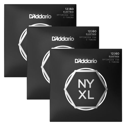 3-Pack! D'Addario NYXL 12-60 Extra Heavy Set NYXL1260