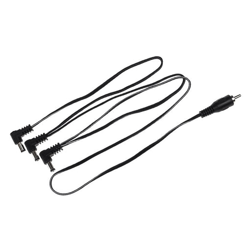 Cioks 1533 3-way Daisy Chain Flex Cable (3) 5,5/2,1mm Center Negative DC plugs