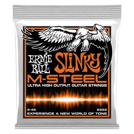 Ernie Ball 2922 M-STEEL HYBRID SLINKY Strings Gauge 09-46