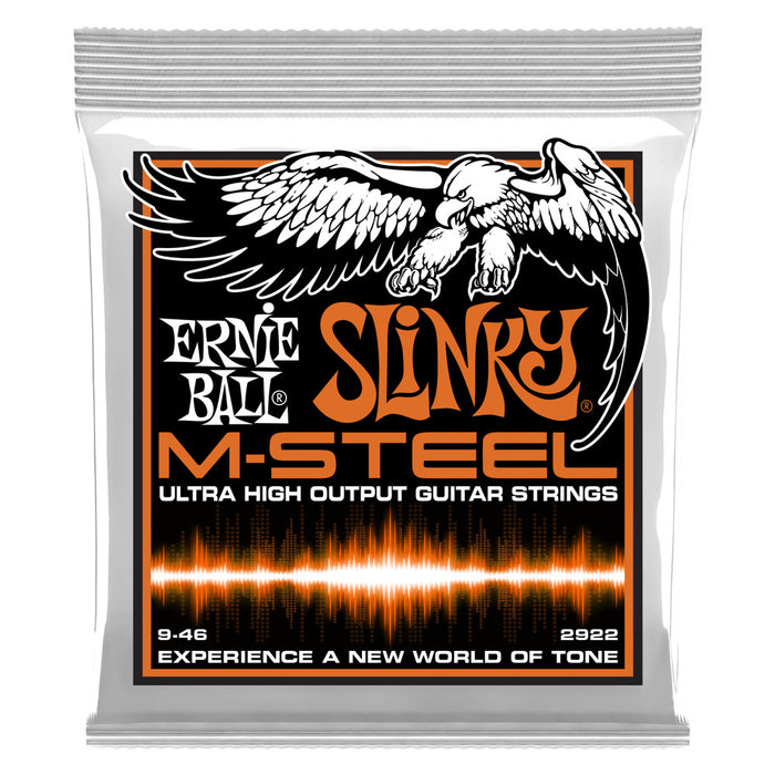 Ernie Ball 2922 M-STEEL HYBRID SLINKY Strings Gauge 09-46