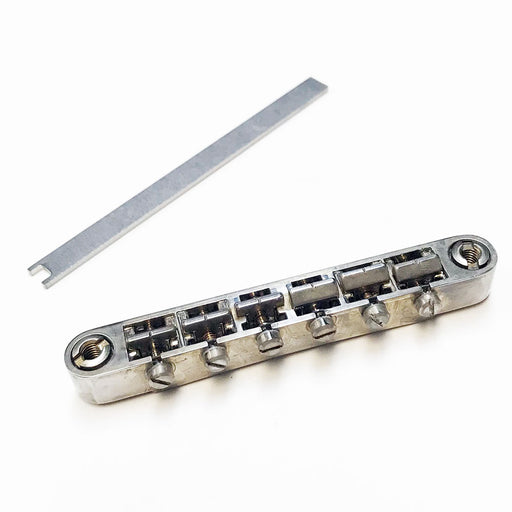 Faber 3032 Tone-Lock ABR1 Bridge Fits 6-32 & 4mm Bridge Posts Aged Nickel