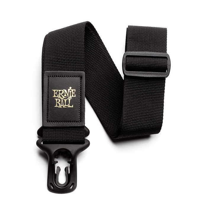 Ernie Ball Black Polylock Strap 4056