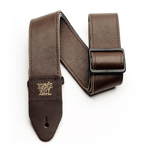 Ernie Ball 2" Tri-Glide Italian Leather Strap Brown P04135