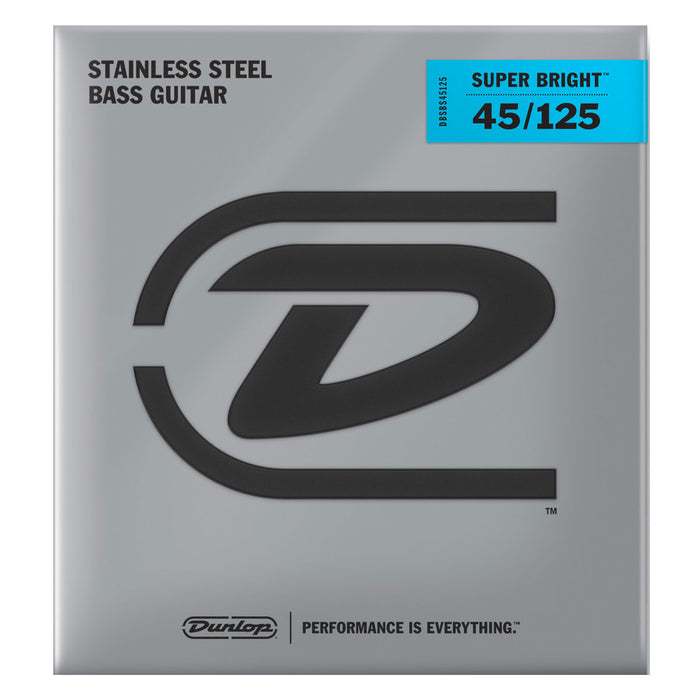 Dunlop Super Bright Stainless Steel Bass 5-String Set DBSBS45125