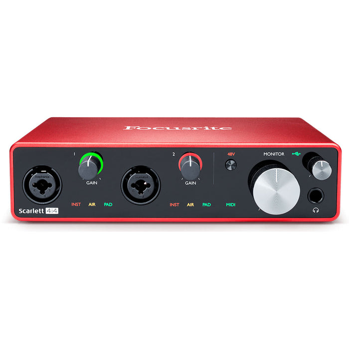 Focusrite Scarlett 4i4 3rd Generation USB Audio Interface