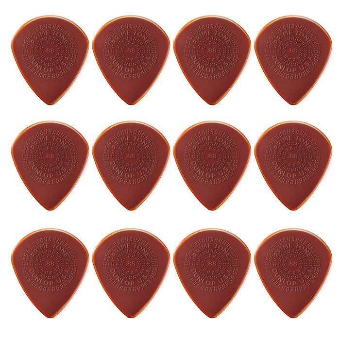 12-Pack! Dunlop Primetone Jazz III XL Grip Pick .88MM 520R.88