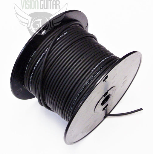 Lava Tightrope Solder-Free Pedalboard Cable - Sold By The Foot Black