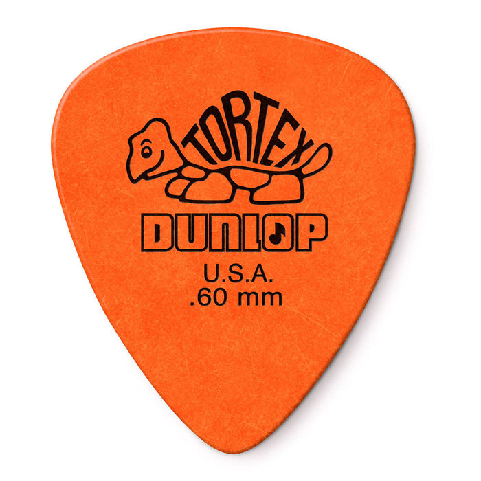 Dunlop 418 Tortex Standard Guitar Picks Orange .60mm 36-Pack 418B.60