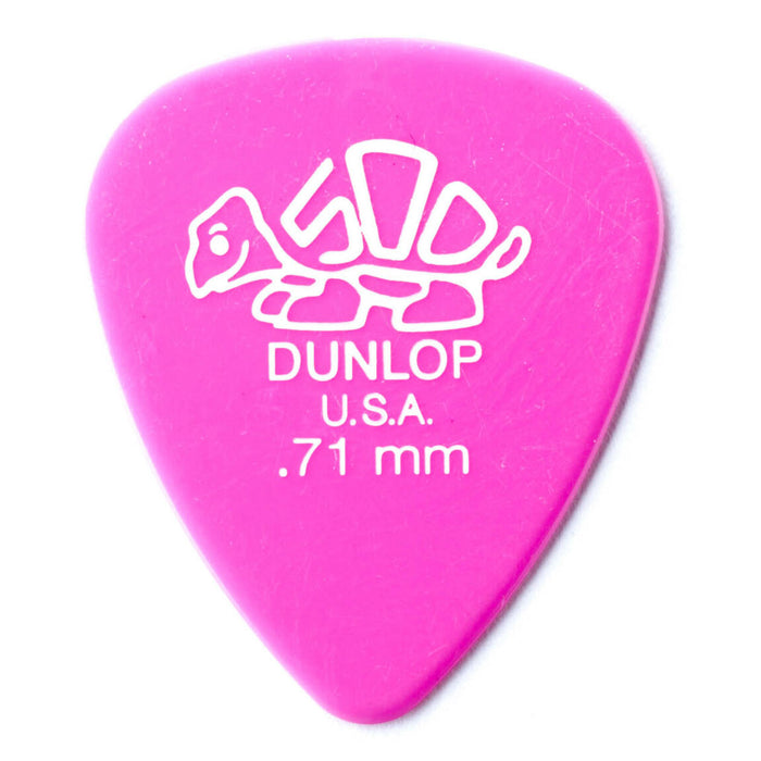 72-Pack Dunlop 41R.71 Delrin 500 Guitar Picks Light Gauge .71mm