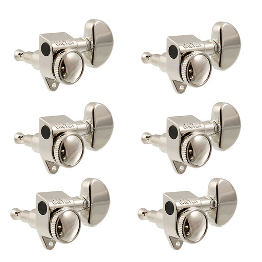 Grover Roto-Grip Rotomatics 502 Series Nickel Locking Tuners 3x3 TK-7935-001