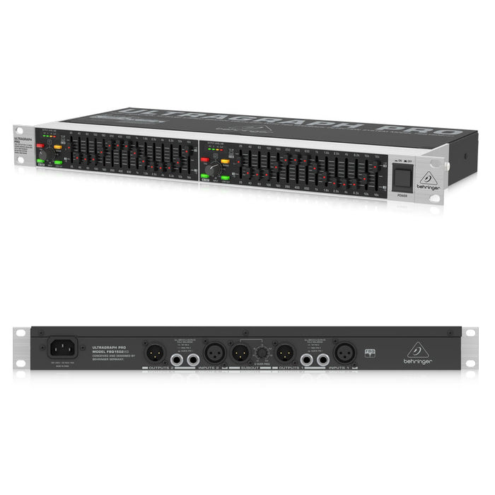 Behringer Ultragraph Pro FBQ1502HD High-Definition 15-Band Stereo Graphic Equalizer