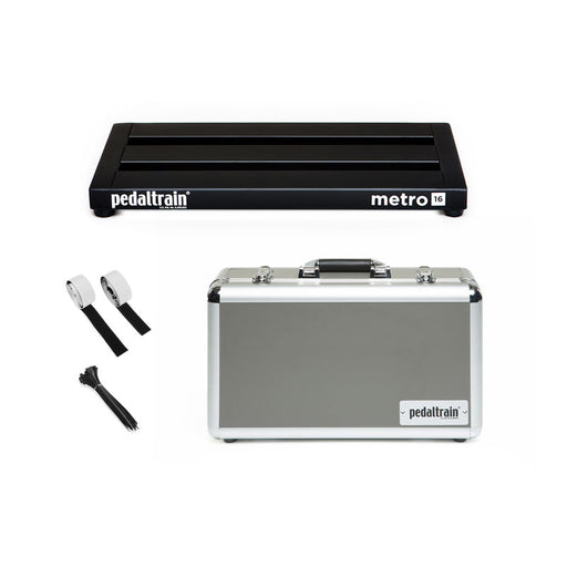 PedalTrain PT-M16-HC METRO 16 Pedalboard With Hard Case 16" x 8"