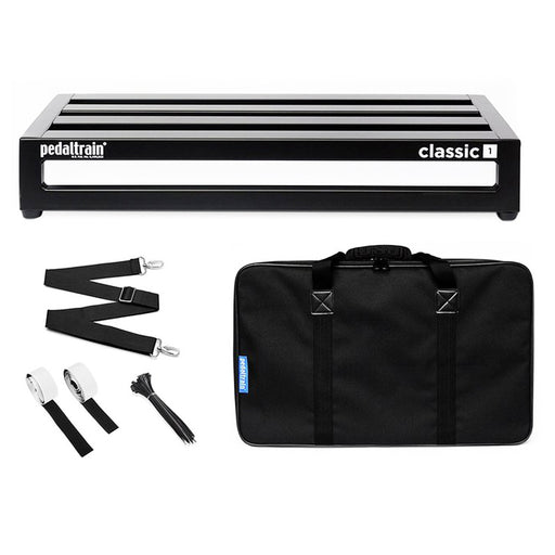 PedalTrain PT-CL1-SC CLASSIC 1 Pedalboard With Soft Case 22" x 12.5"