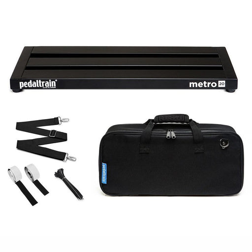 PedalTrain PT-M20-SC METRO 20 Pedalboard With Soft Case 20" x 8"