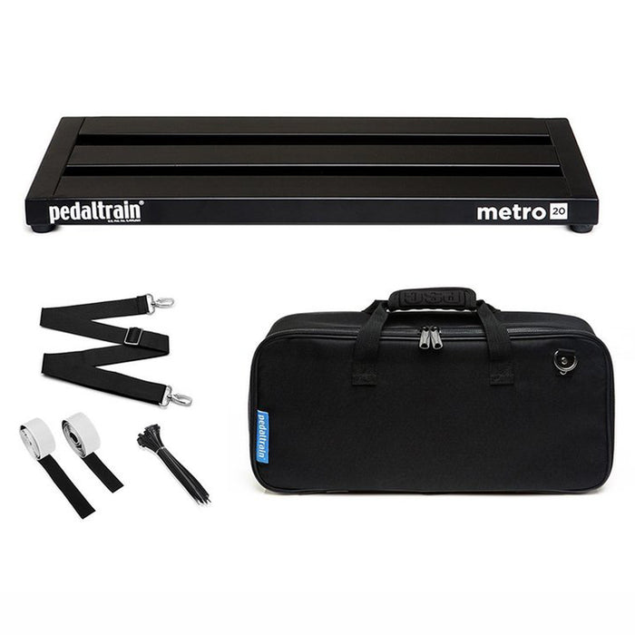 PedalTrain PT-M20-SC METRO 20 Pedalboard With Soft Case 20" x 8"