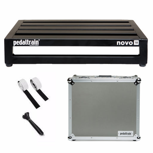 PedalTrain PT-N18-TC NOVO 18 Pedalboard With Tour Case 18" x 14.5"