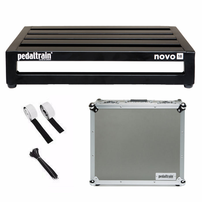PedalTrain PT-N18-TC NOVO 18 Pedalboard With Tour Case 18" x 14.5"