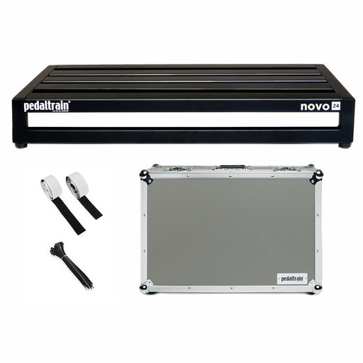 Pedaltrain PT-N24-TC NOVO 24 Pedalboard With Tour Case 24" x 14.5"