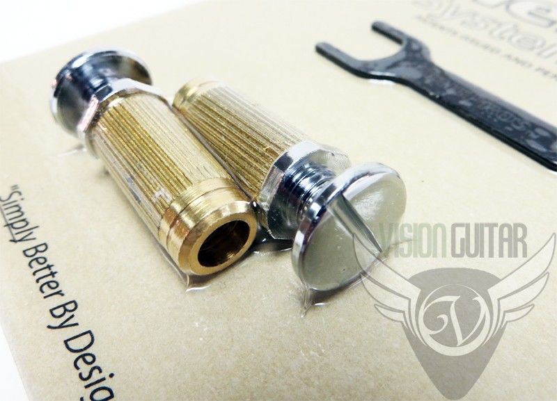 TonePros Large Cap Locking Studs For PRS USA Wraparound Chrome SPRS2-C