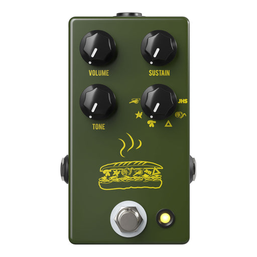 JHS Pedals Muffuletta Distortion Fuzz Pedal Army Green